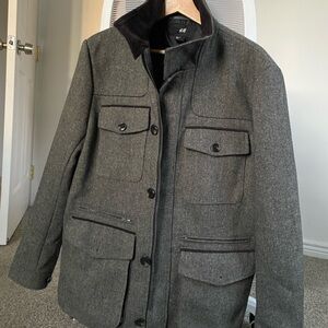 H&M Men's Charcoal Gray Jacket